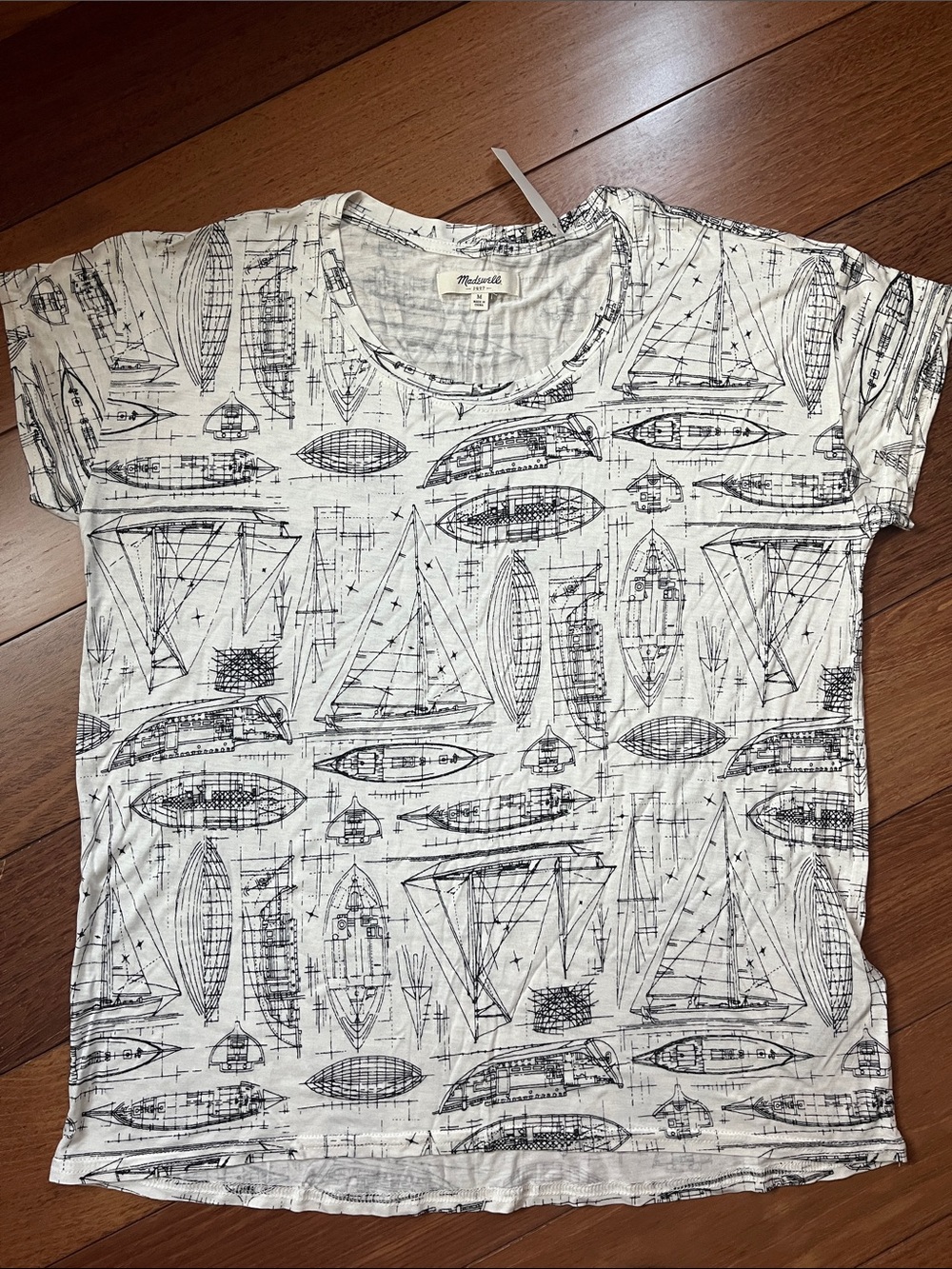 NWT Madewell Boat Sketch Tee